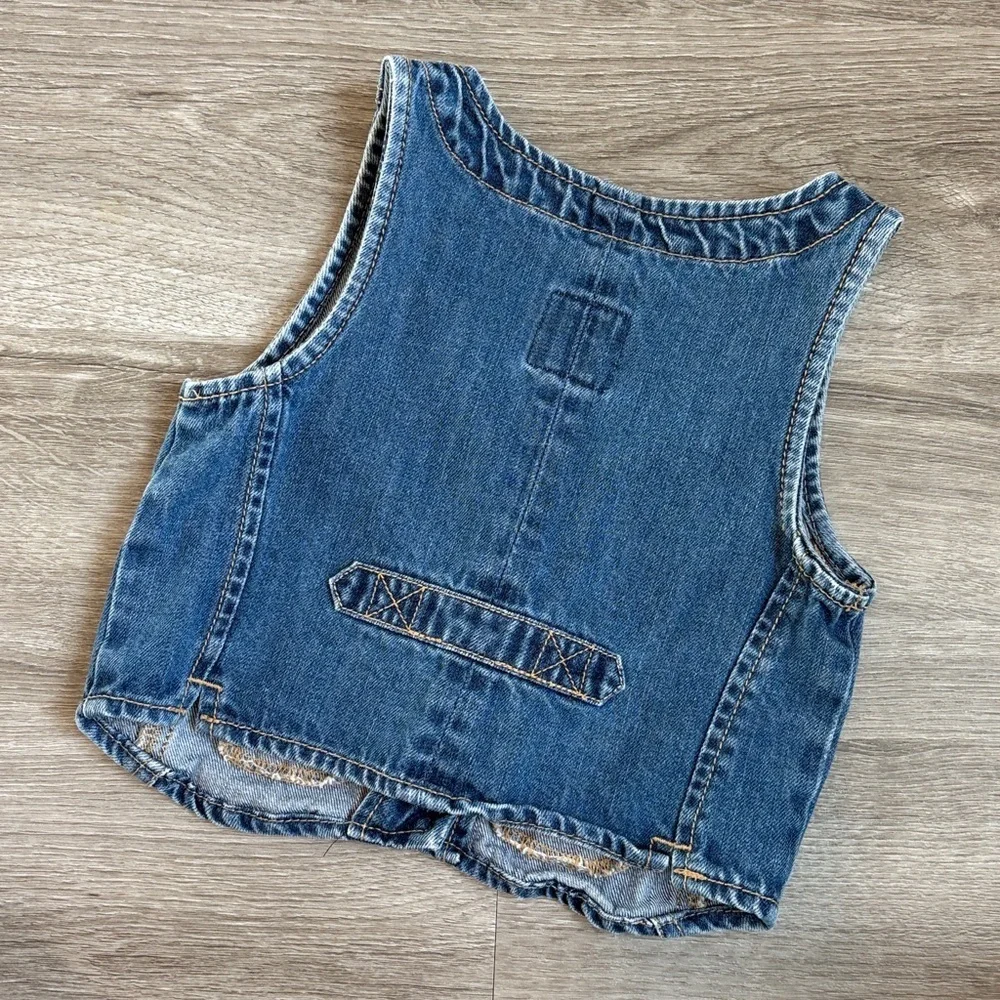 The Children's Place girls denim vest